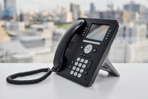 VOIP Phone on a Desk